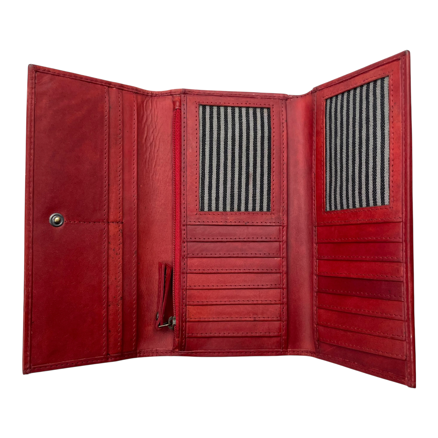 Holzrichter leather wallet, red