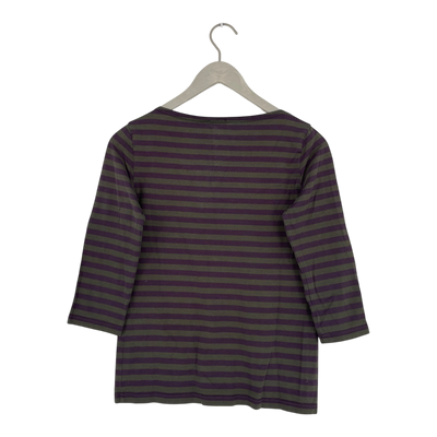 Marimekko ilma stripe shirt, purple/grey | woman S