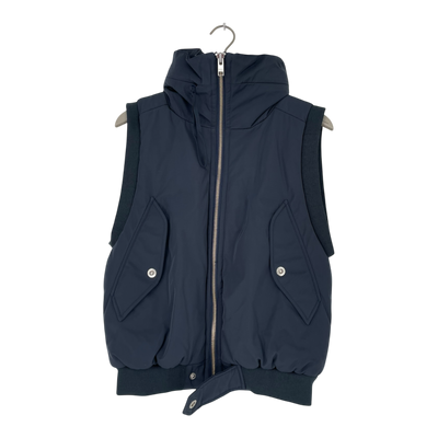 Embassy of Bricks and Logs bordeaux vest, dark navy | unisex S