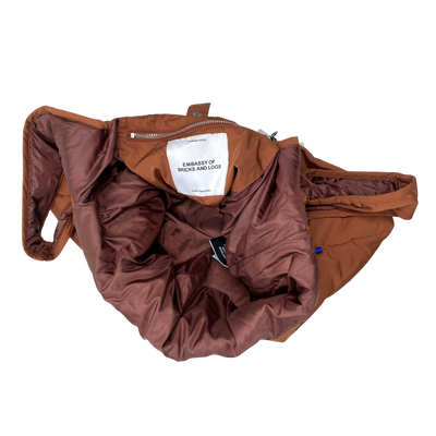 Embassy of Bricks and Logs lysekil knot bag, rust