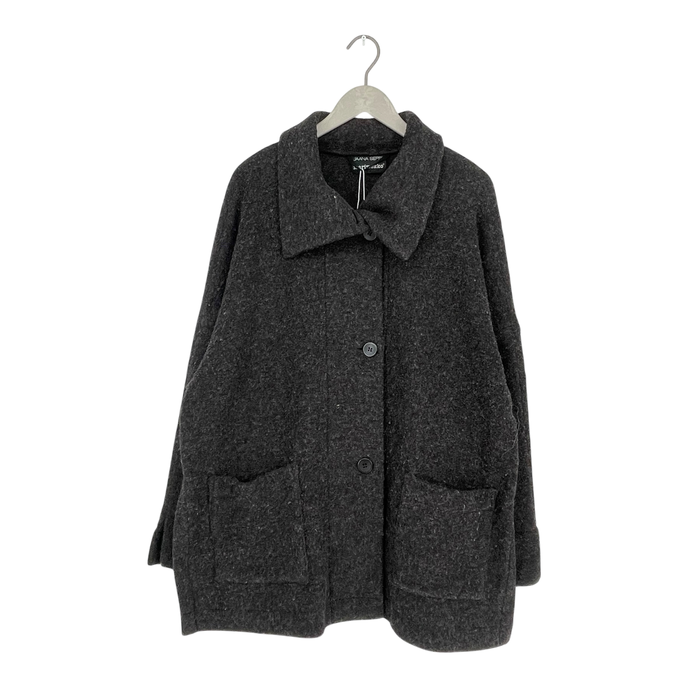 Marimekko wool jacket, black | woman L