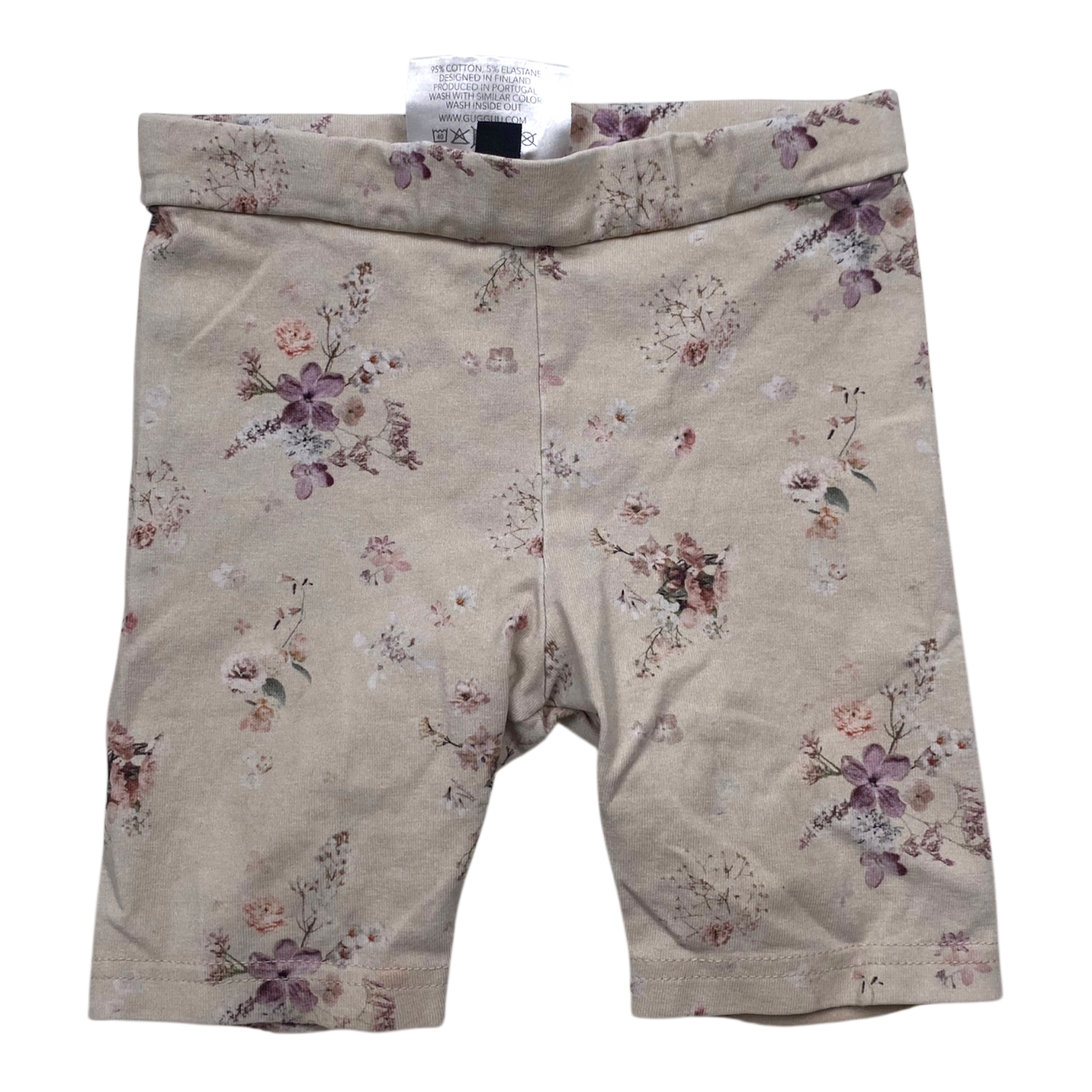 Gugguu biker shorts, flower | 92cm
