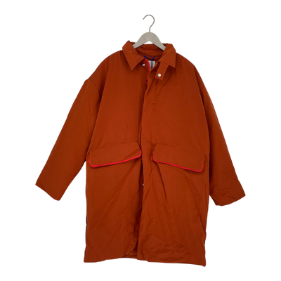 Embassy of Bricks and Logs blyn trench jacket, brick red | woman L