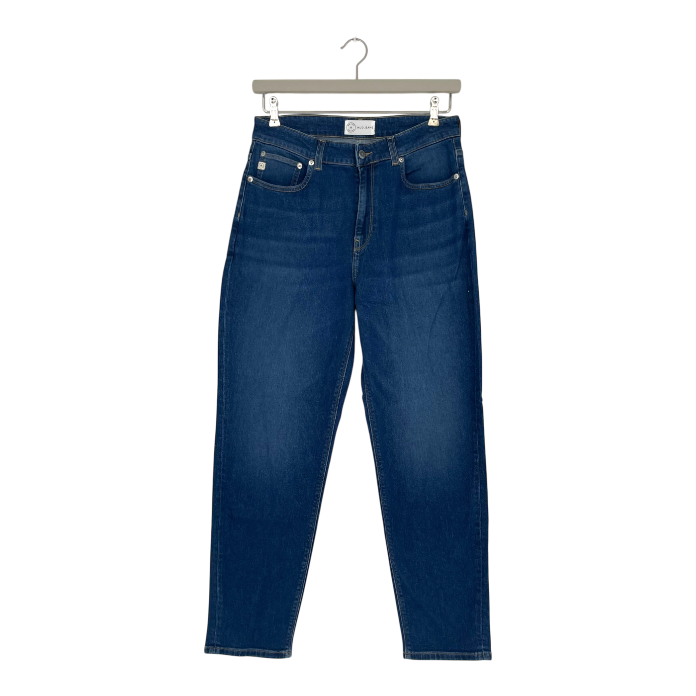 Mud Jeans mams high tapered jeans, denim blue | woman 31/29