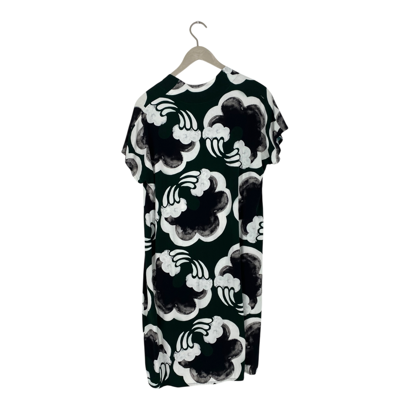 Nouki flowy dress, dark green | woman M