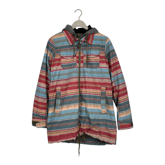 Burton stella ski jacket, stripes | woman S