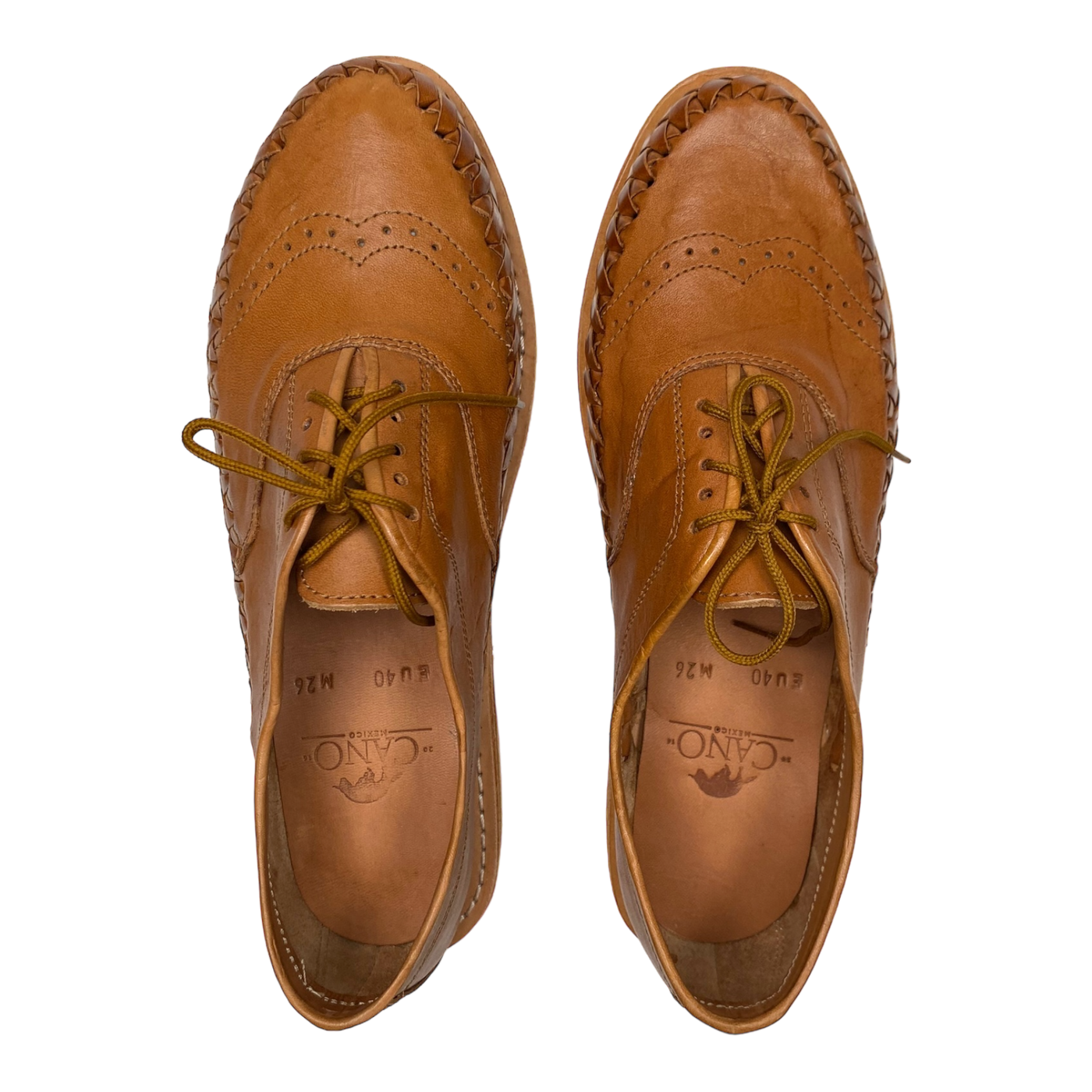 Cano pancho caballero shoes, cognac | 40