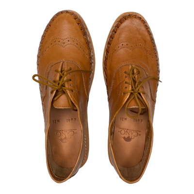 Cano pancho caballero shoes, cognac | 40