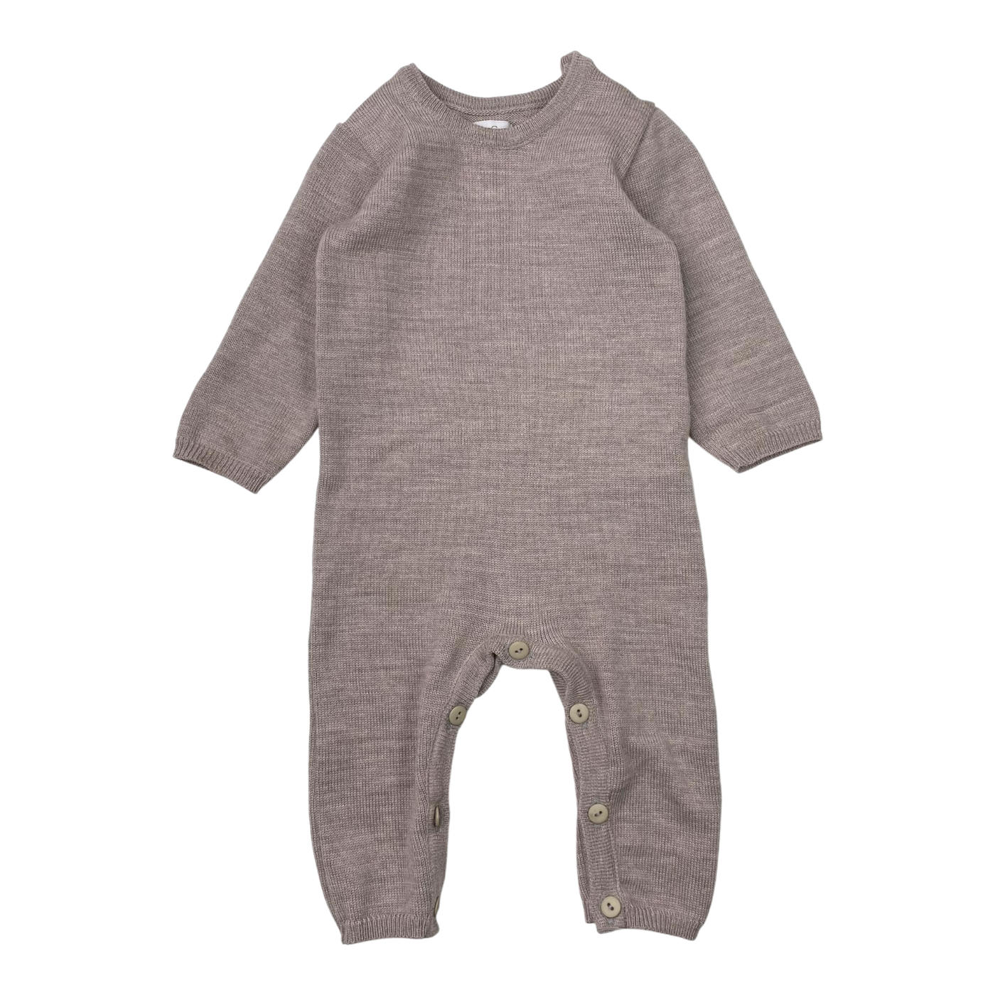 Gugguu merino wool jumpsuit, light coffee | 62/68cm