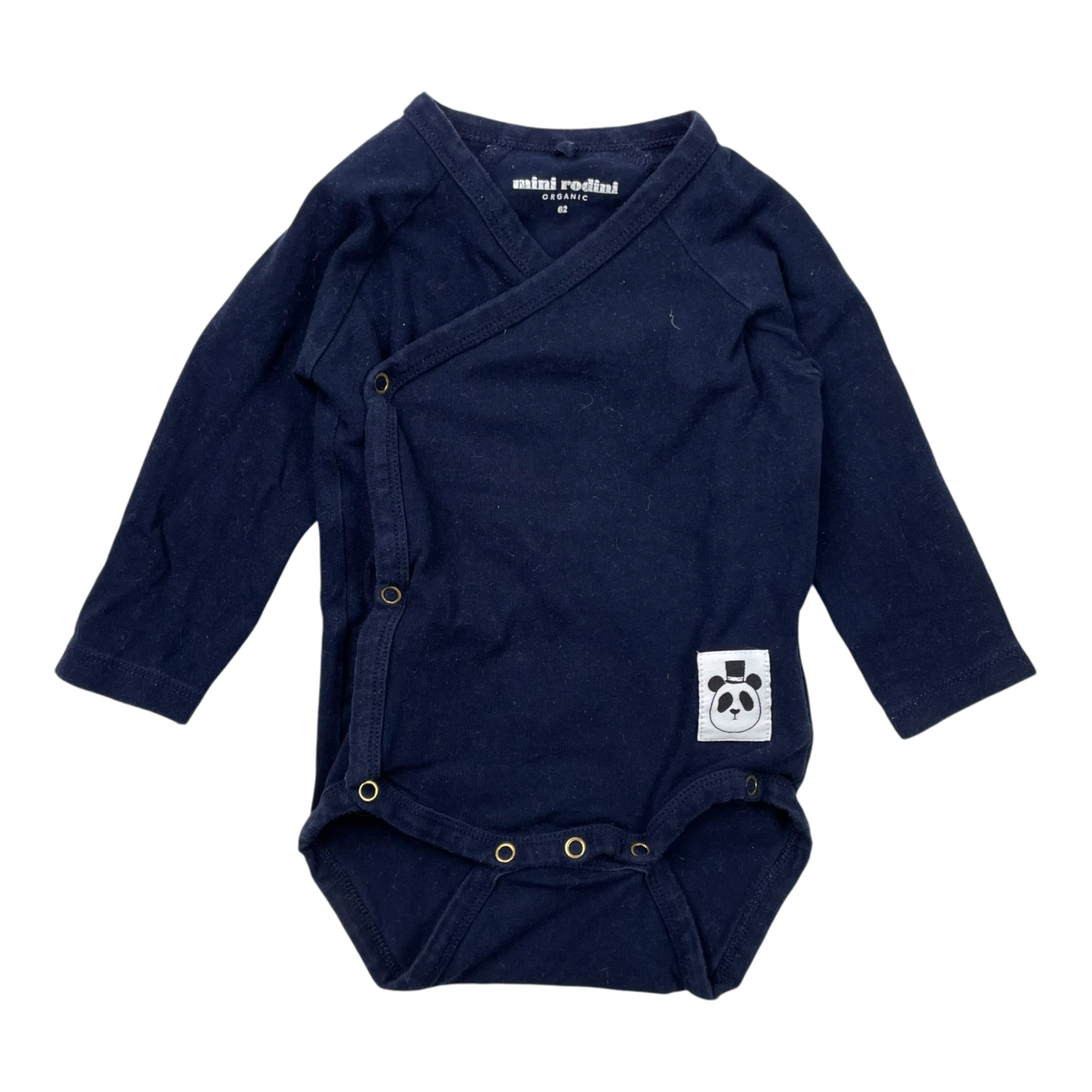 Mini Rodini wrap body, midnight blue | 62cm