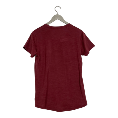 Patagonia merino t-shirt, rust | woman M