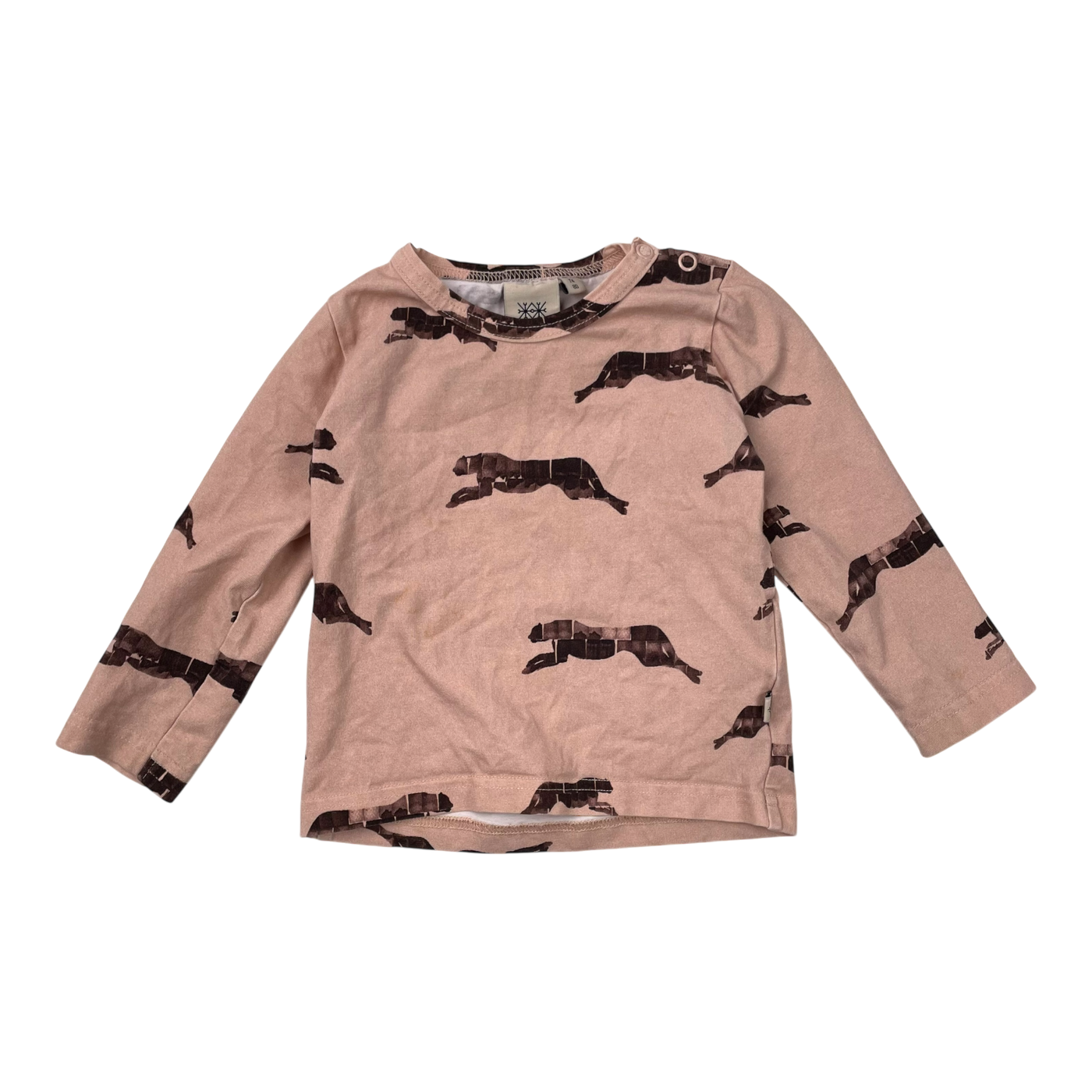 Kaiko shirt, panther | 74/80cm