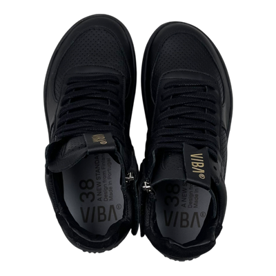 VIBAe Berlin bio leather sneakers, black | 38