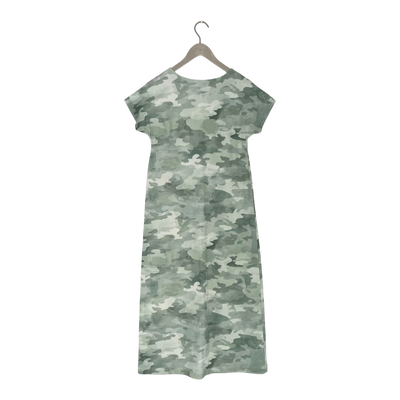 Ommellinen luotto dress, green camo | woman XS