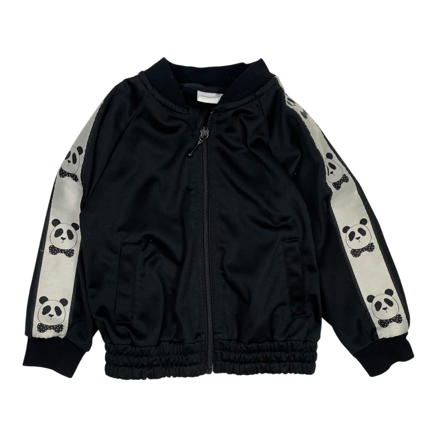 Mini Rodini track jacket, panda | 92/98cm