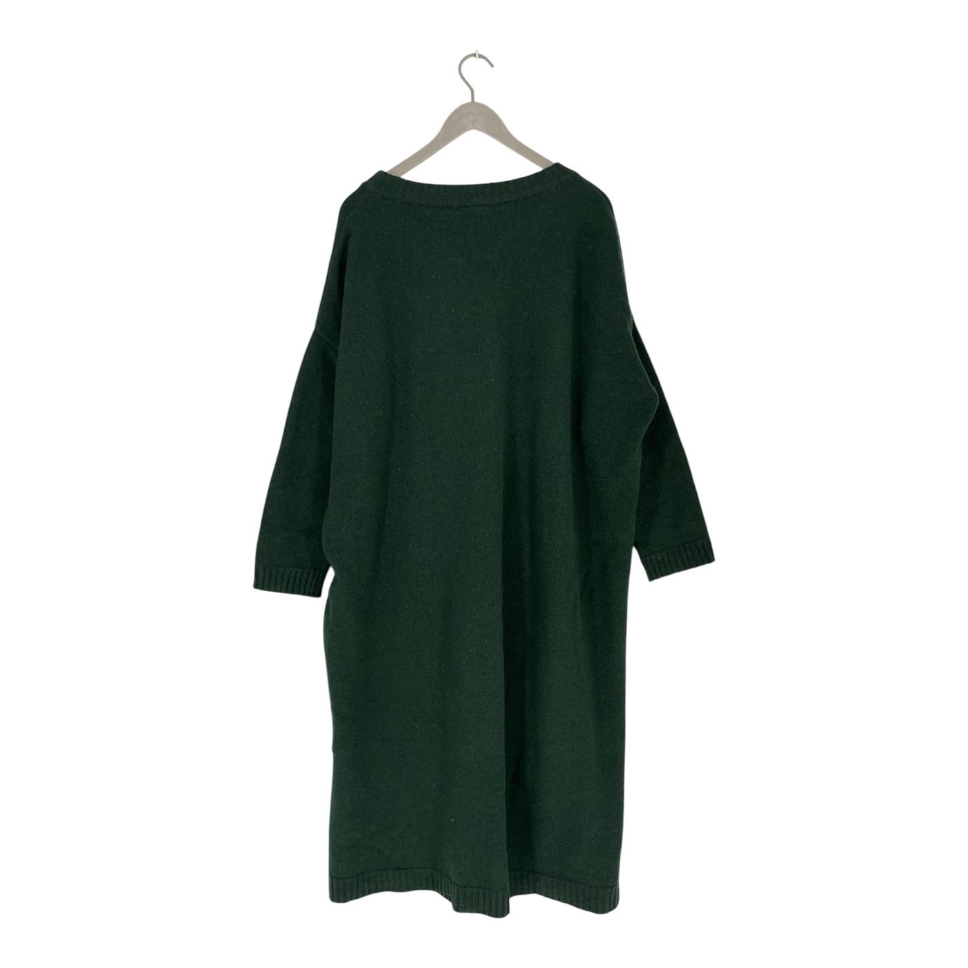 Papu wool knit dress, forest green | woman XL/XXL