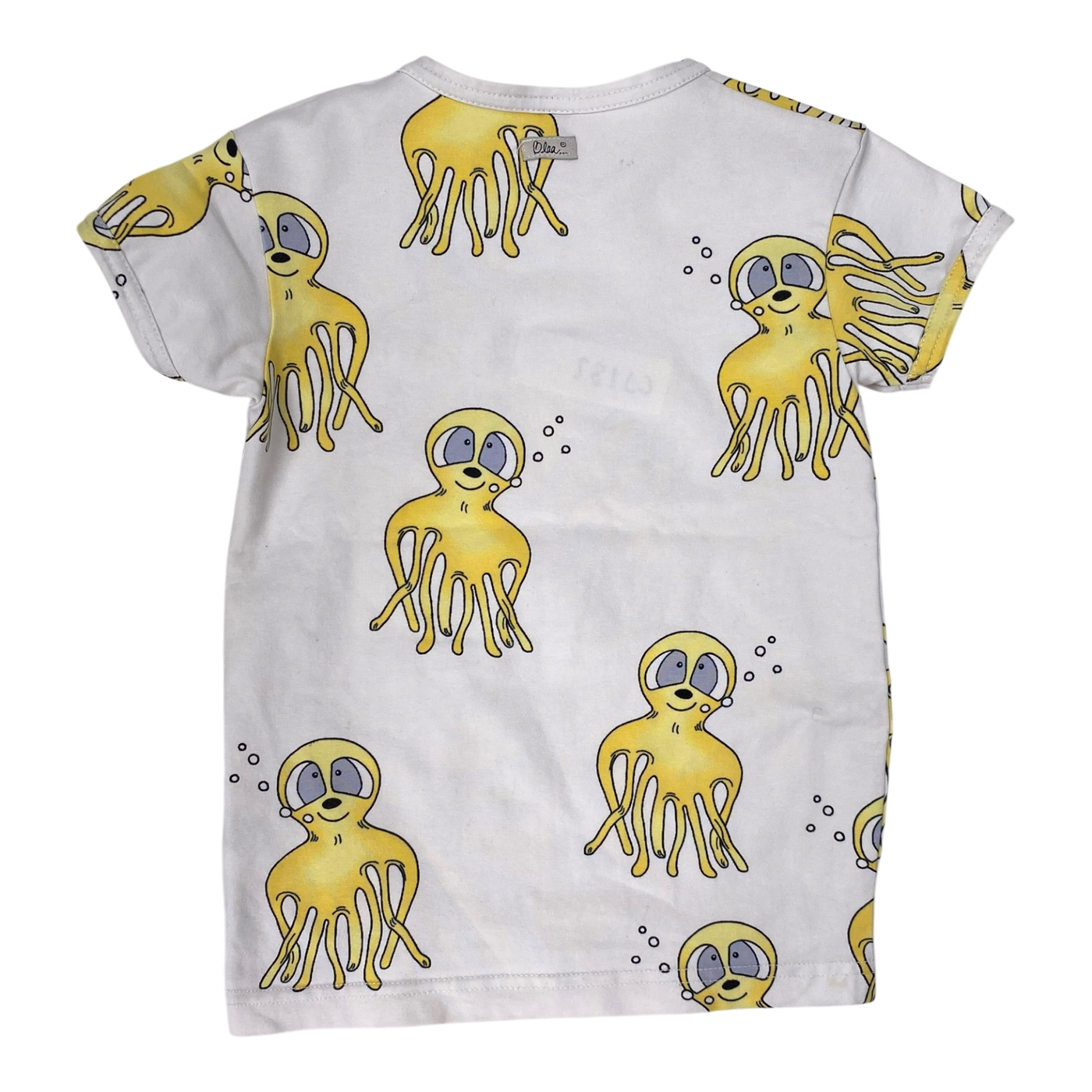 Blaa t-shirt, octopus | 86/92cm