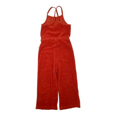 Mainio terry jumpsuit, orange | 122/128cm