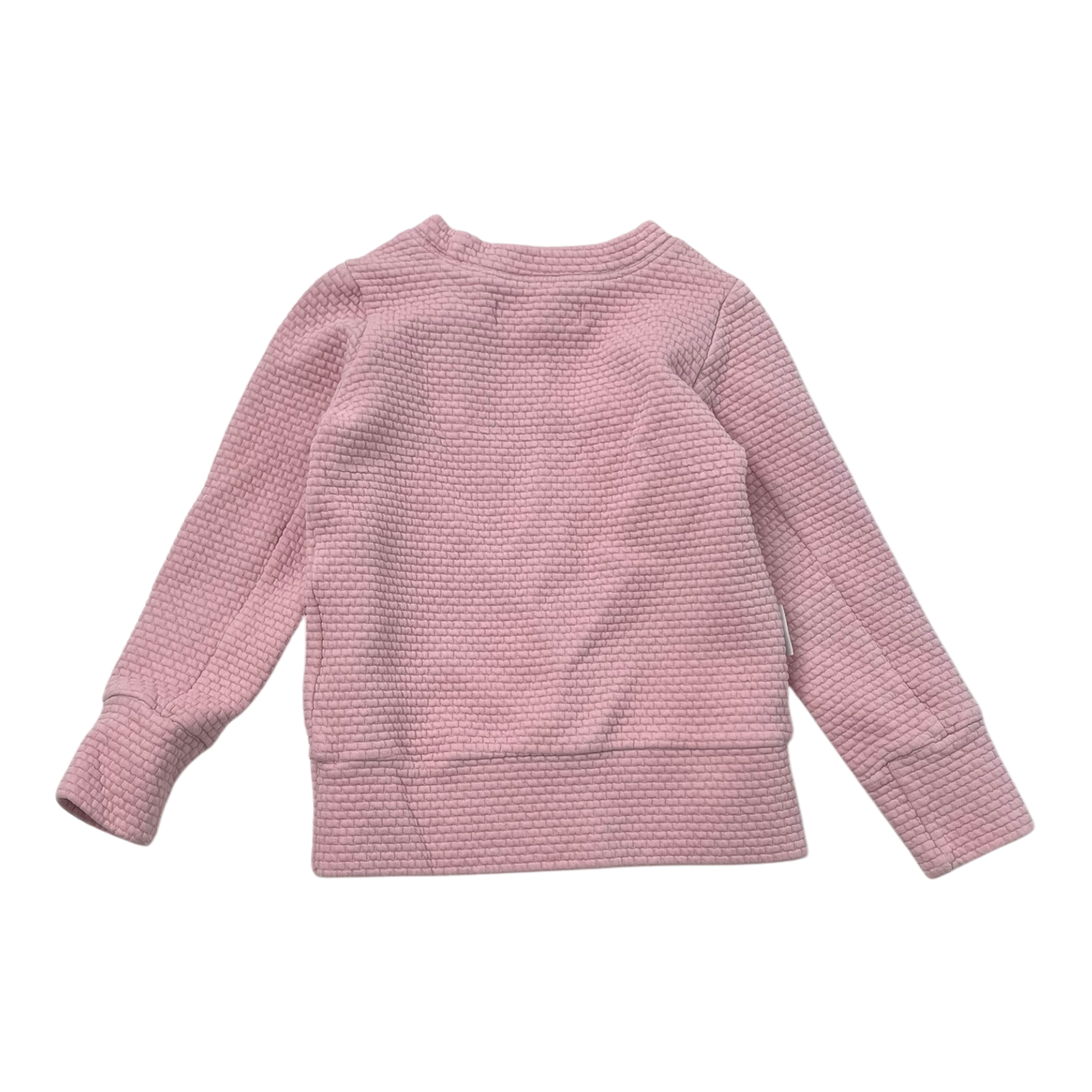 Gugguu structured sweatshirt, pink | 92cm