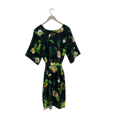 Uhana silk dress, winter garden | woman S
