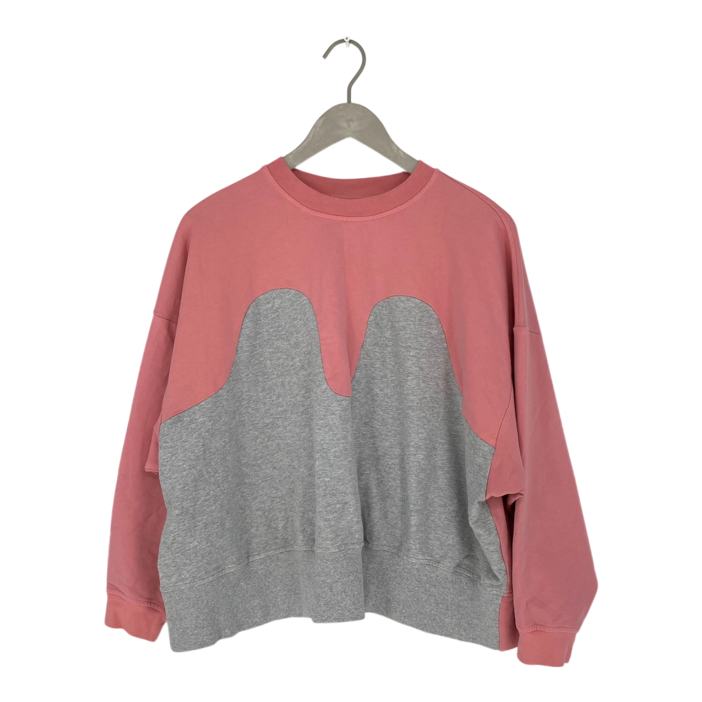 R/H mickey sweatshirt, pink & grey | woman S