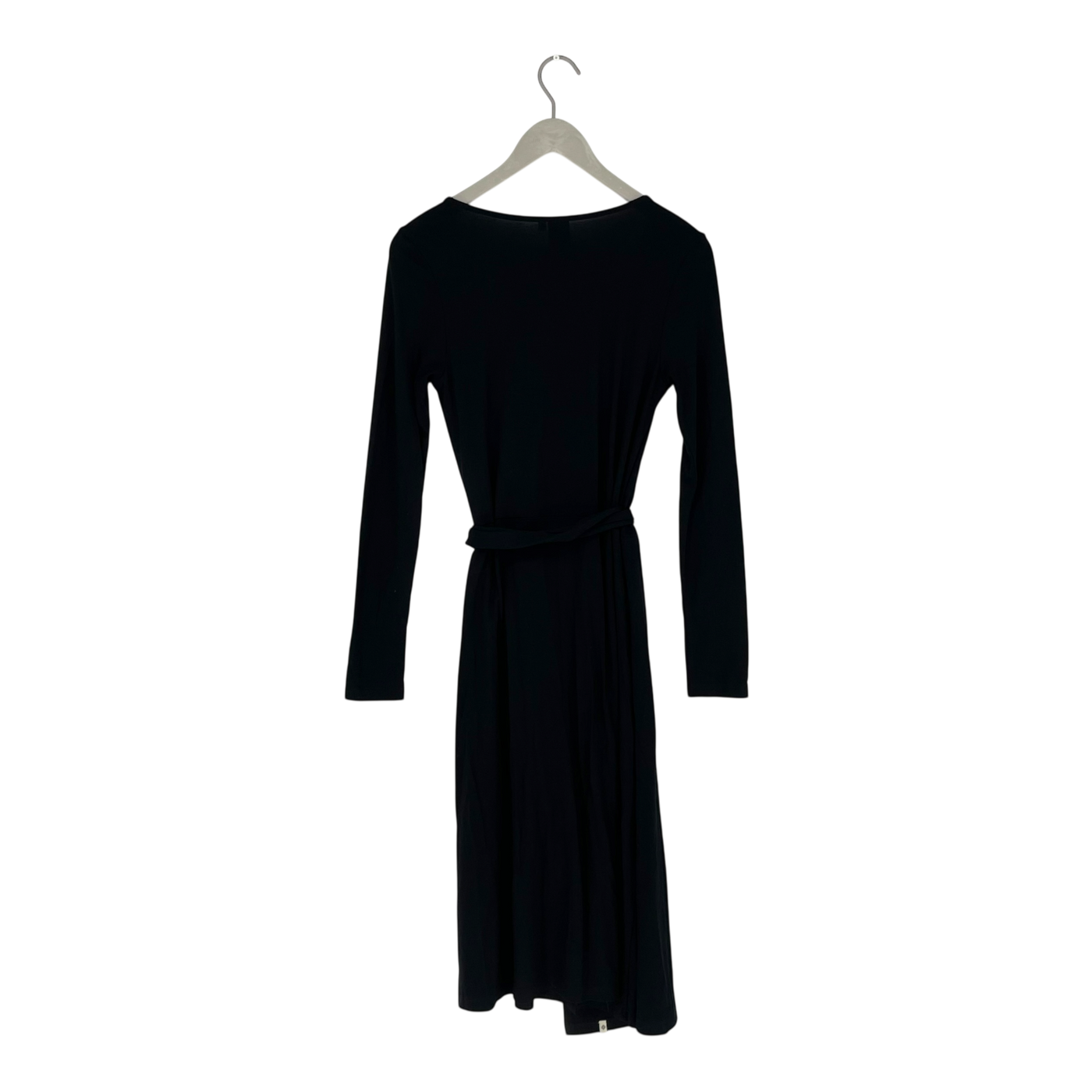 Kaiko soft wrap dress, black | woman XS