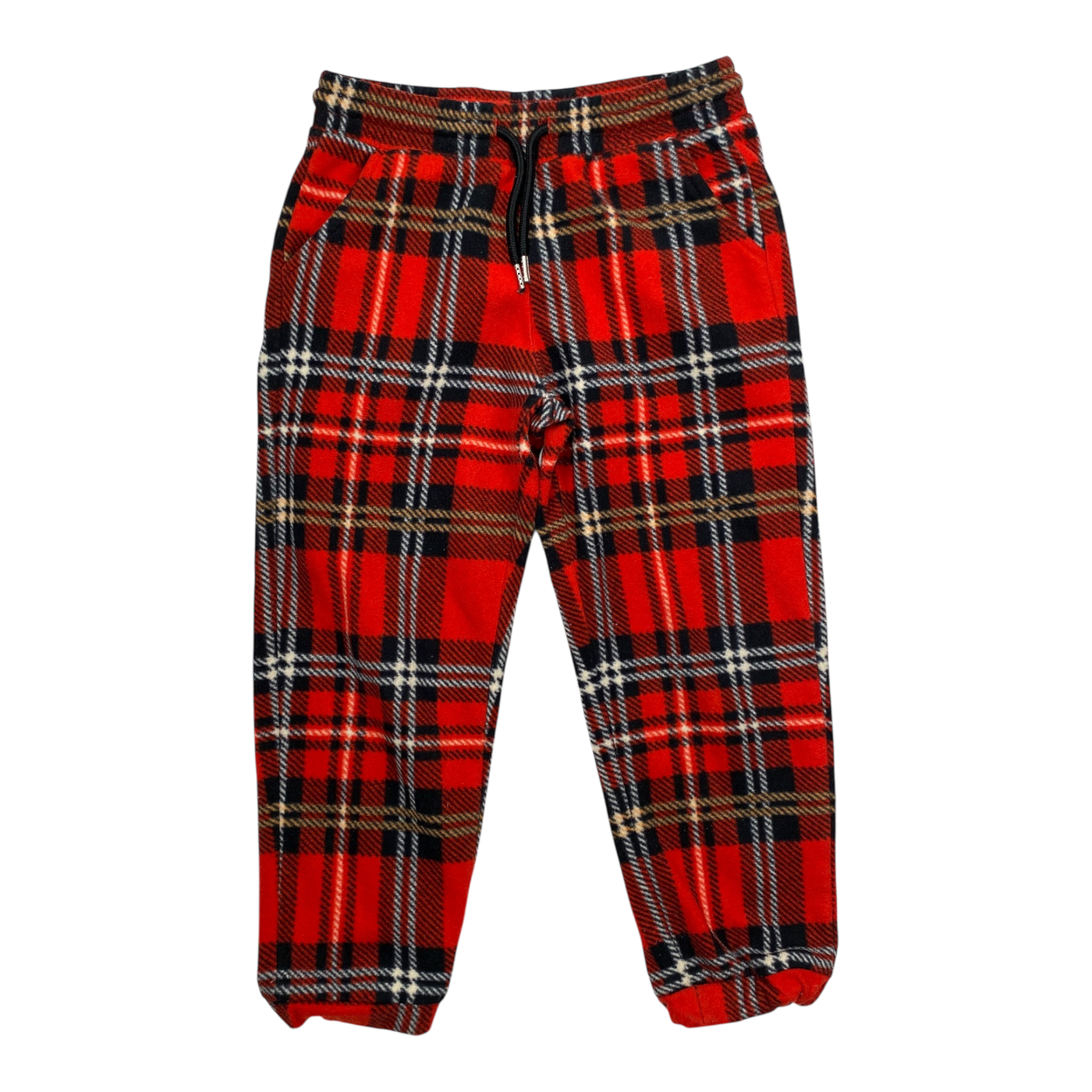 Mini Rodini fleece pants, checkered | 104/110cm