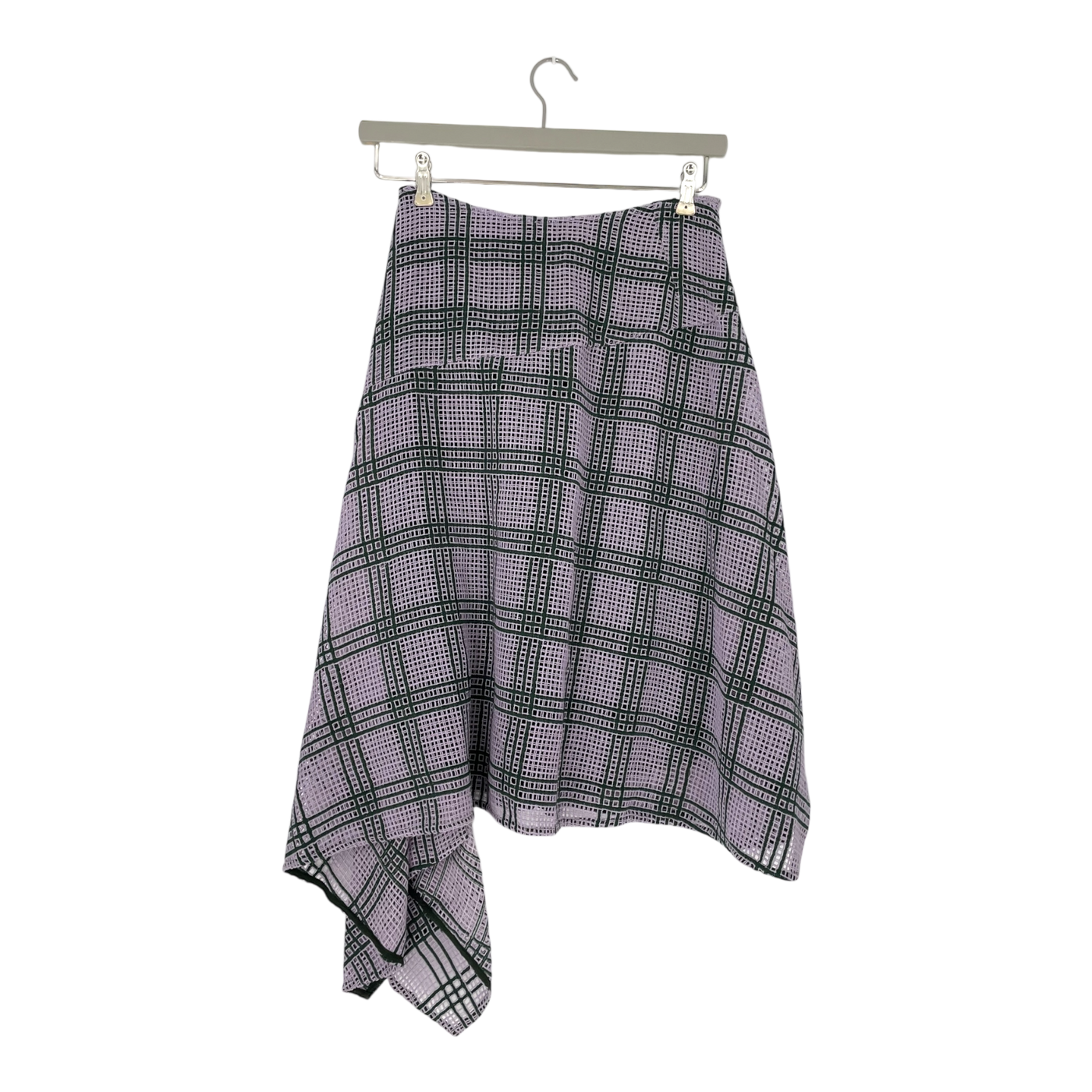 By Malene Birger tolmezzo asymmetrical skirt, purple and green | woman 36