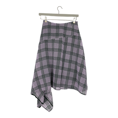 By Malene Birger tolmezzo asymmetrical skirt, purple and green | woman 36