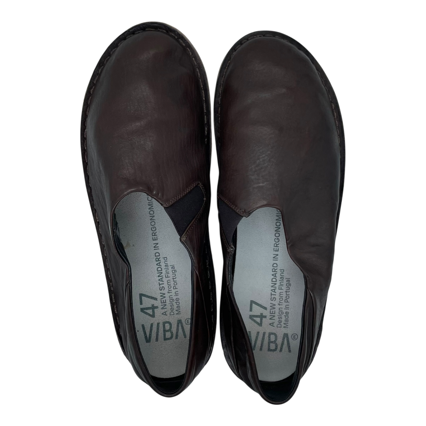 VIBAe Zuma leather shoes, cocoa brown | 47