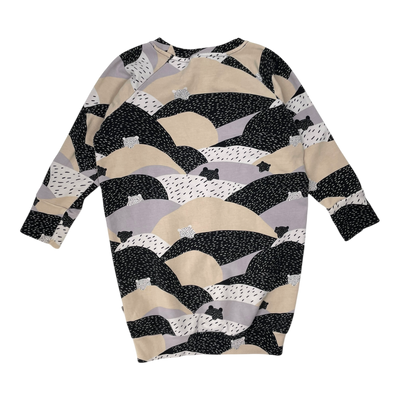 Papu sweat dress, bears | 98/104cm