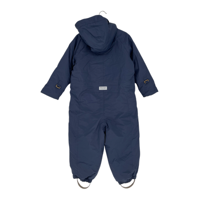 Mini A Ture matwisti fleece lined snowsuit, navy blue | 104cm