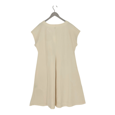 Ommellinen ss tricot dress, cream | woman 2XL