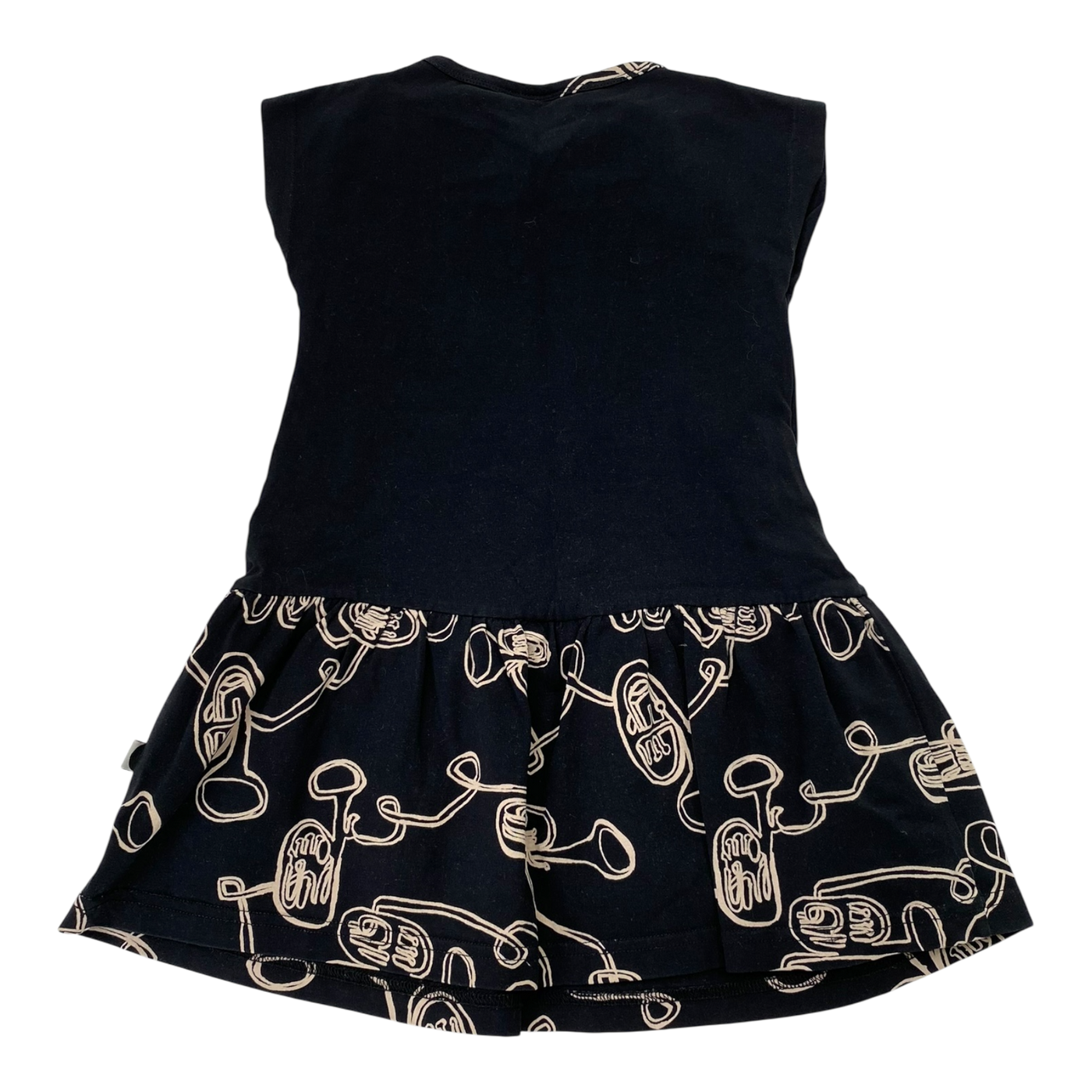 Papu t-shirt dress, black | 86/92cm