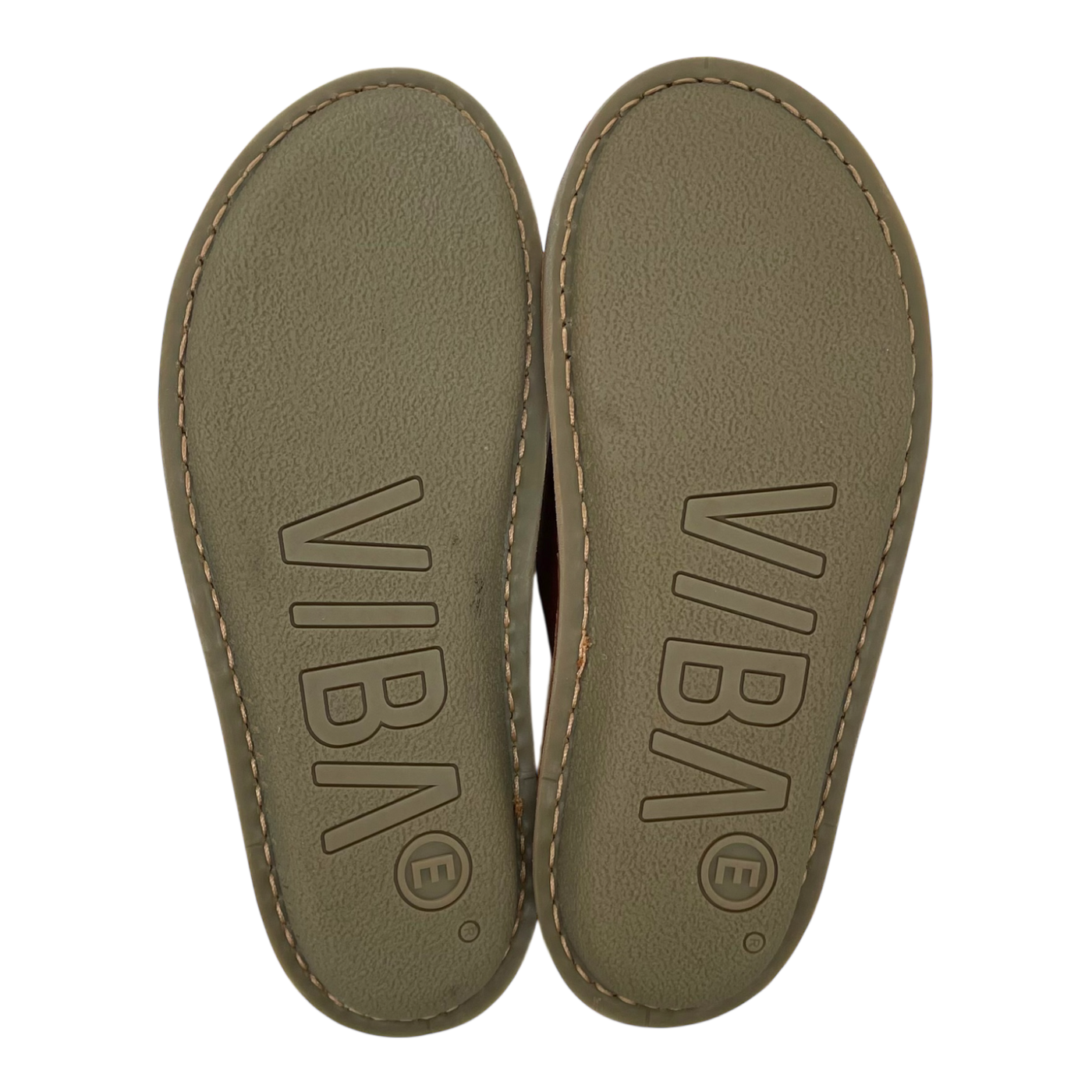 VIBAe Roma leather slippers, cognac brown | 43