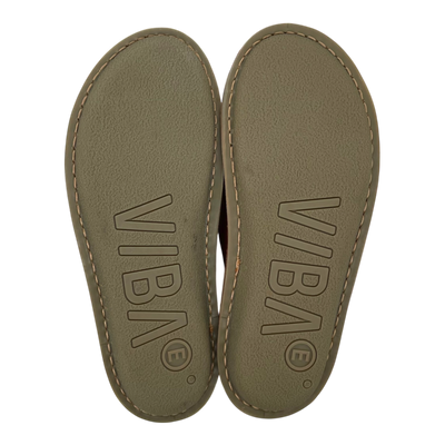 VIBAe Roma leather slippers, cognac brown | 43