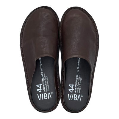 VIBAe Roma leather slippers, cocoa brown | 44