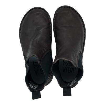 VIBAe Helsinki leather boots, cocoa brown | 37