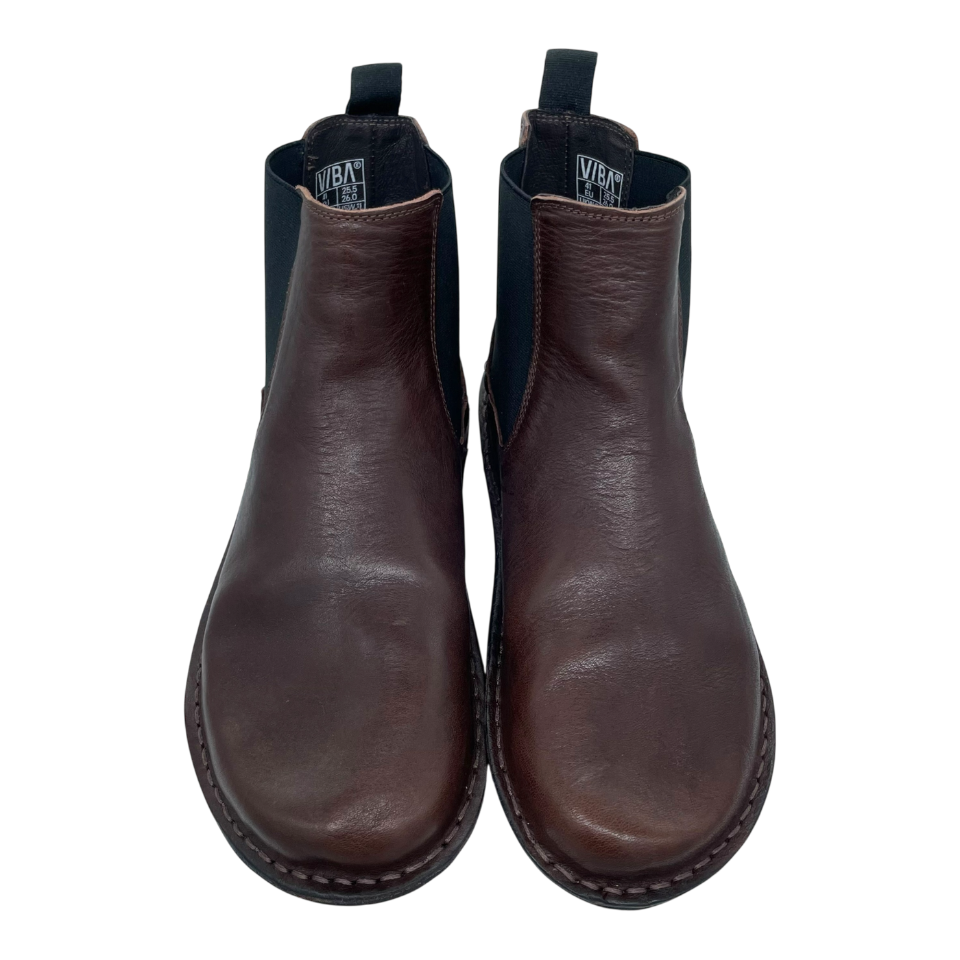 VIBAe Helsinki leather boots, cocoa brown | 41
