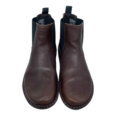 VIBAe Helsinki leather boots, cocoa brown | 41
