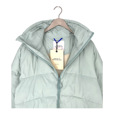 Embassy of Bricks and Logs asan puffer jacket, light blue | unisex L