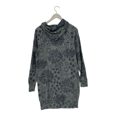 Versonpuoti hooded tunic, flower | woman S