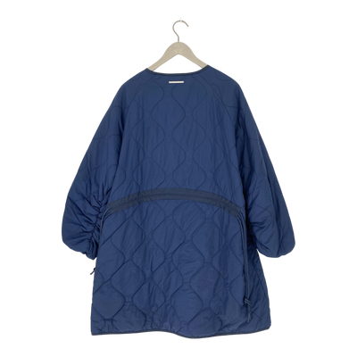 Embassy of Bricks and Logs siera quilted coat, navy blue | woman S