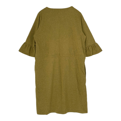 Globe Hope heiniä sweat dress, olive | woman XL