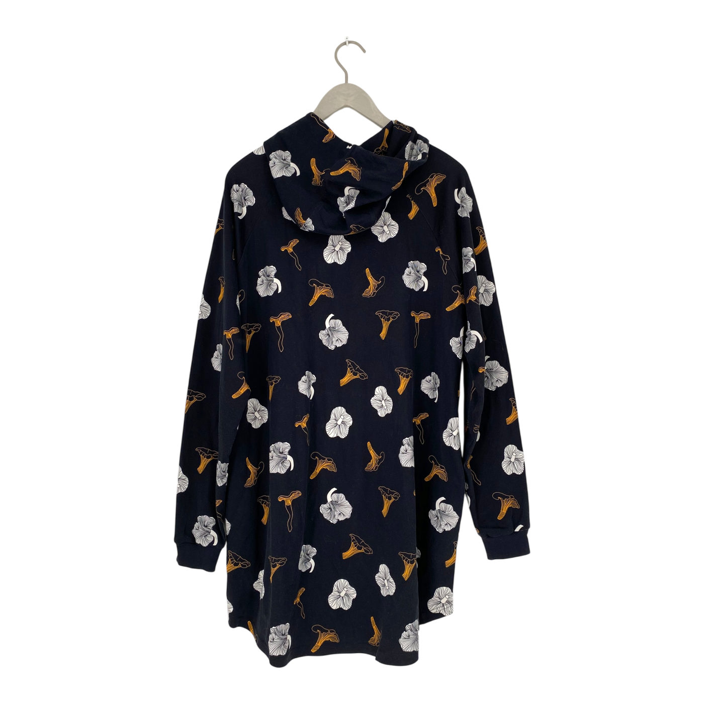 Riva Clothing hoodie tunic, mushrooms | woman M