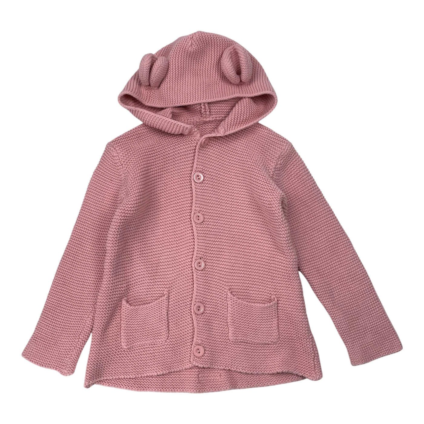 Metsola knitted cardigan, pink | 98cm