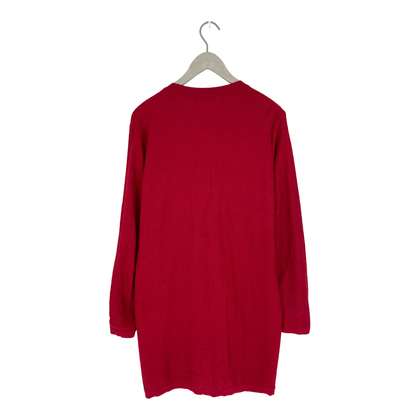 Alpa alpaca drizzle cardigan, red | woman XL