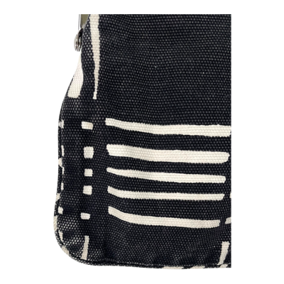 Marimekko clasp crossbody bag, black/white | onesize