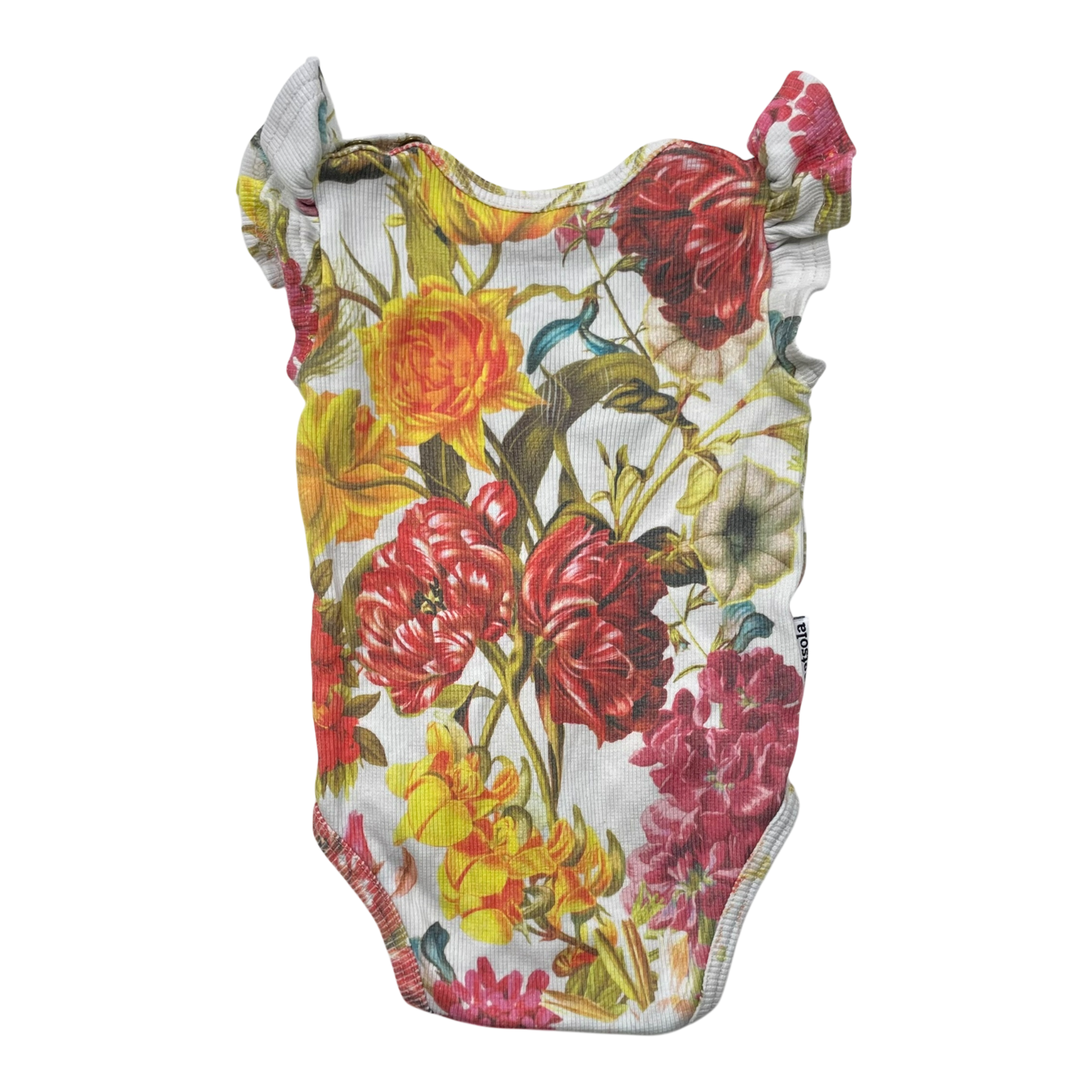 Metsola t-shirt body, flowers | 62cm