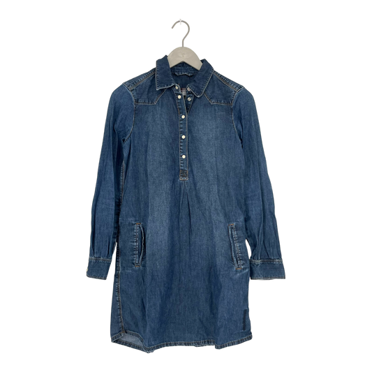 Peak Performance collar dress, denim | woman XS